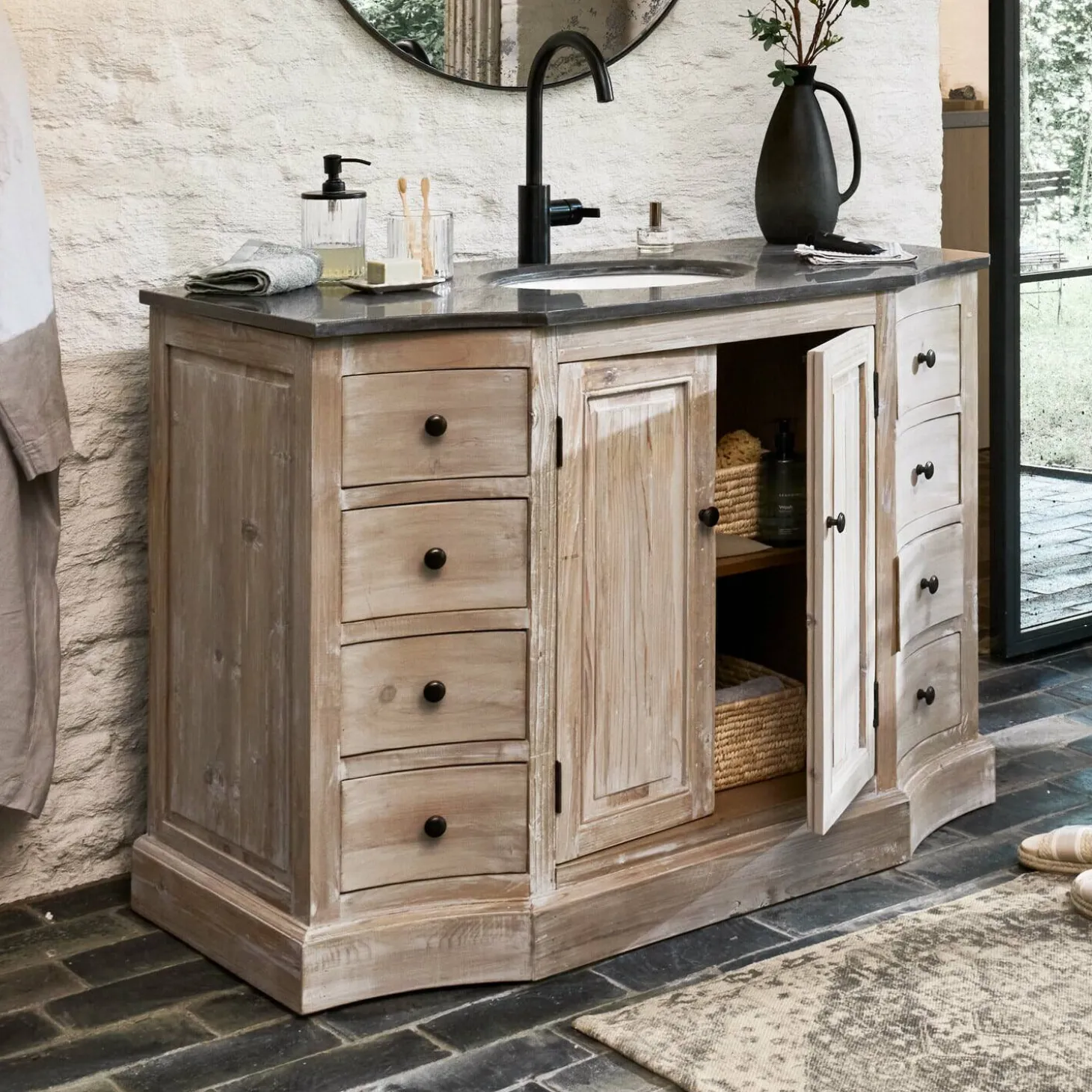 Mobile con lavabo Manaurie
