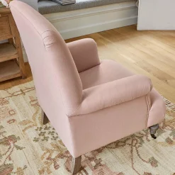Poltrona con poggiapiedi Rose de Lumière