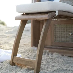 Poltrona da spiaggia in vimini Clifford Beach