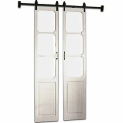 Porta scorrevole a doppia anta Tibout