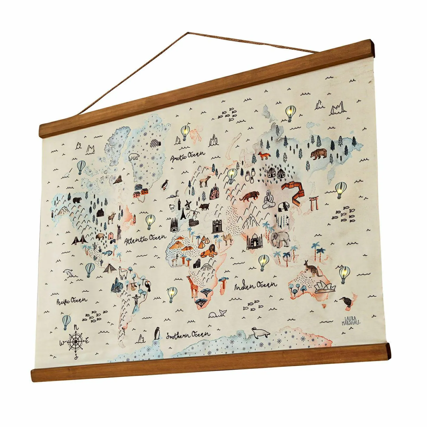 Quadro decorativo a LED Chaumont