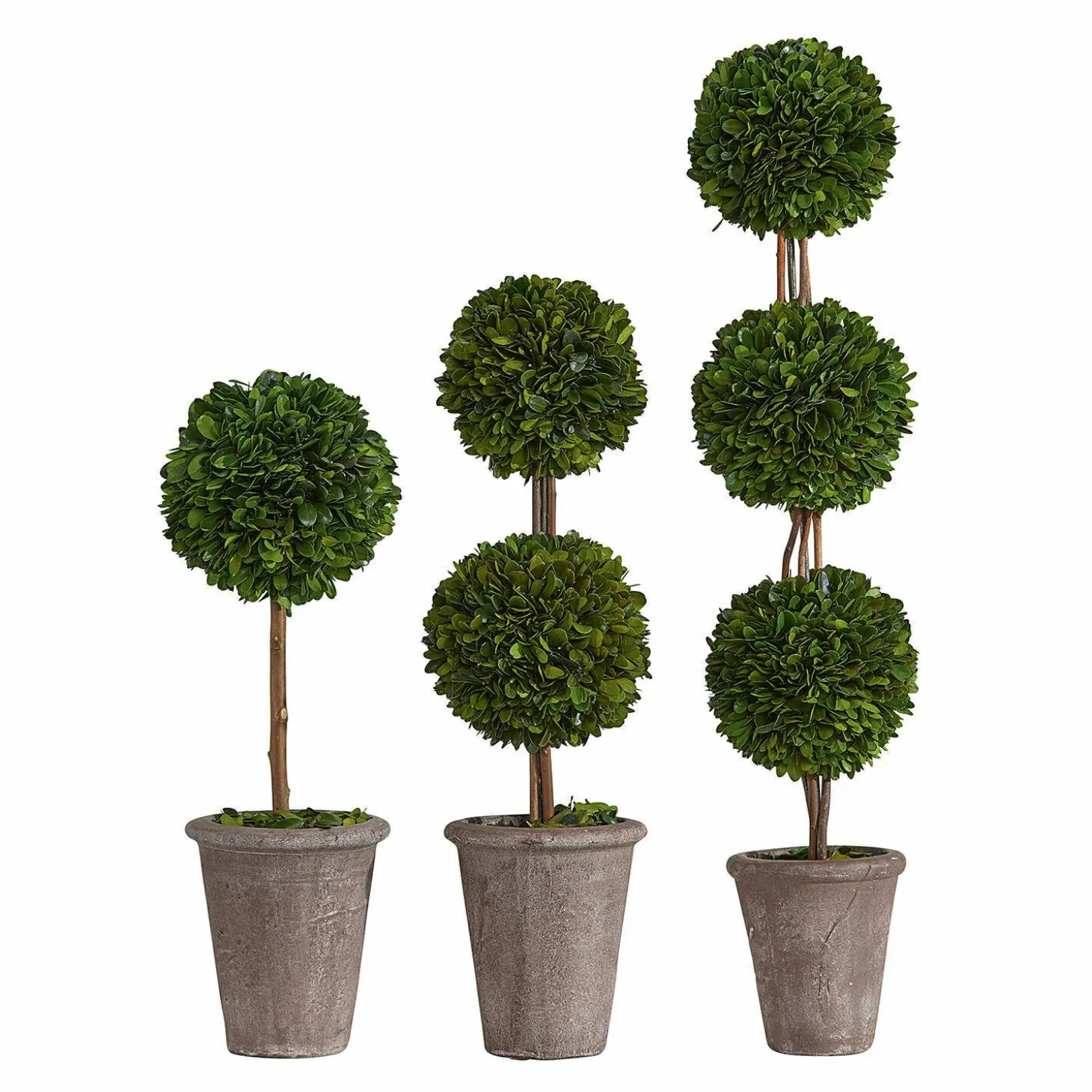 Set di 3 alberelli decorativi Dunjes