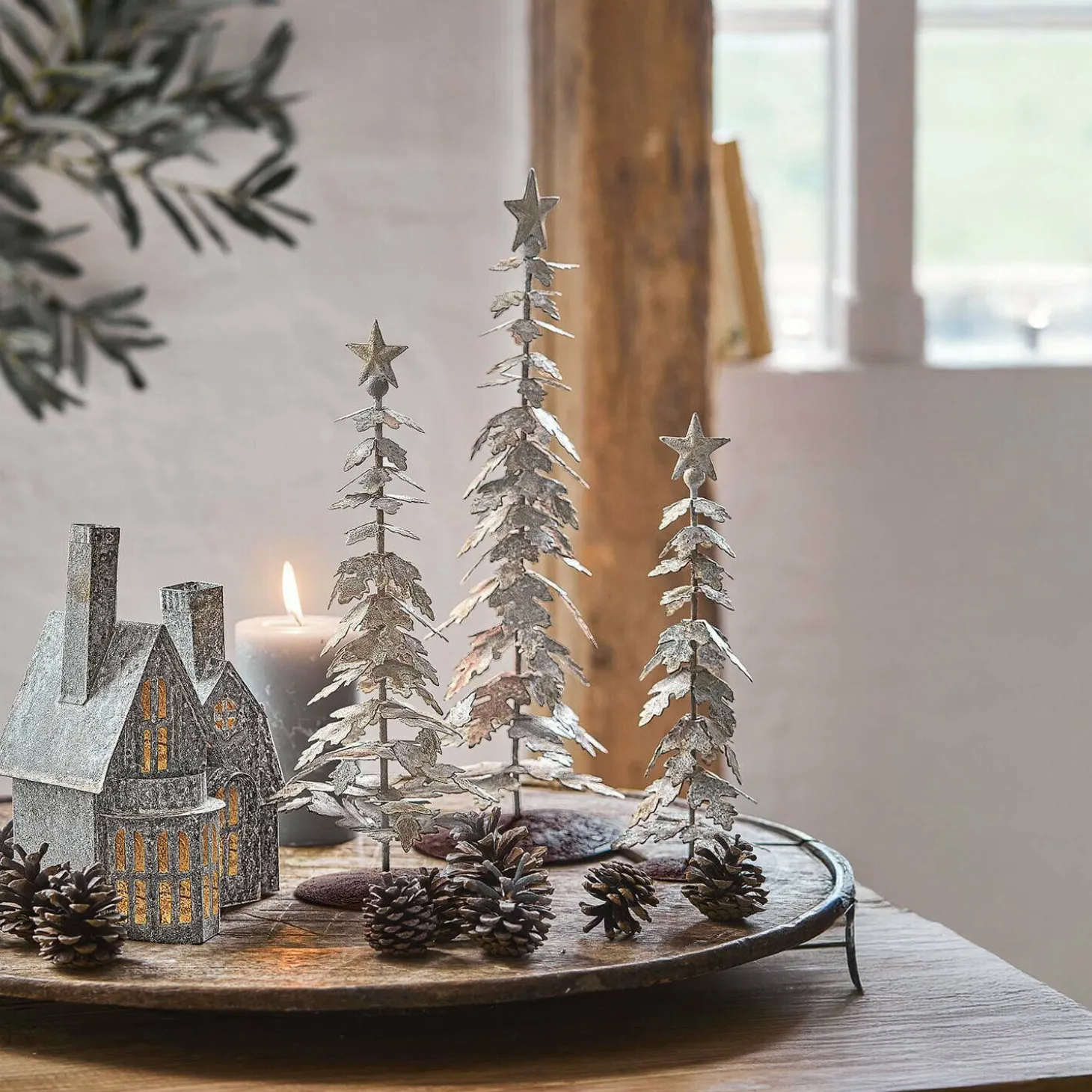 Set di 3 alberelli decorativi Laruns