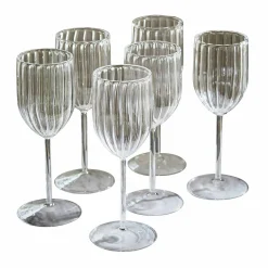 Set di 6 bicchieri Bavella