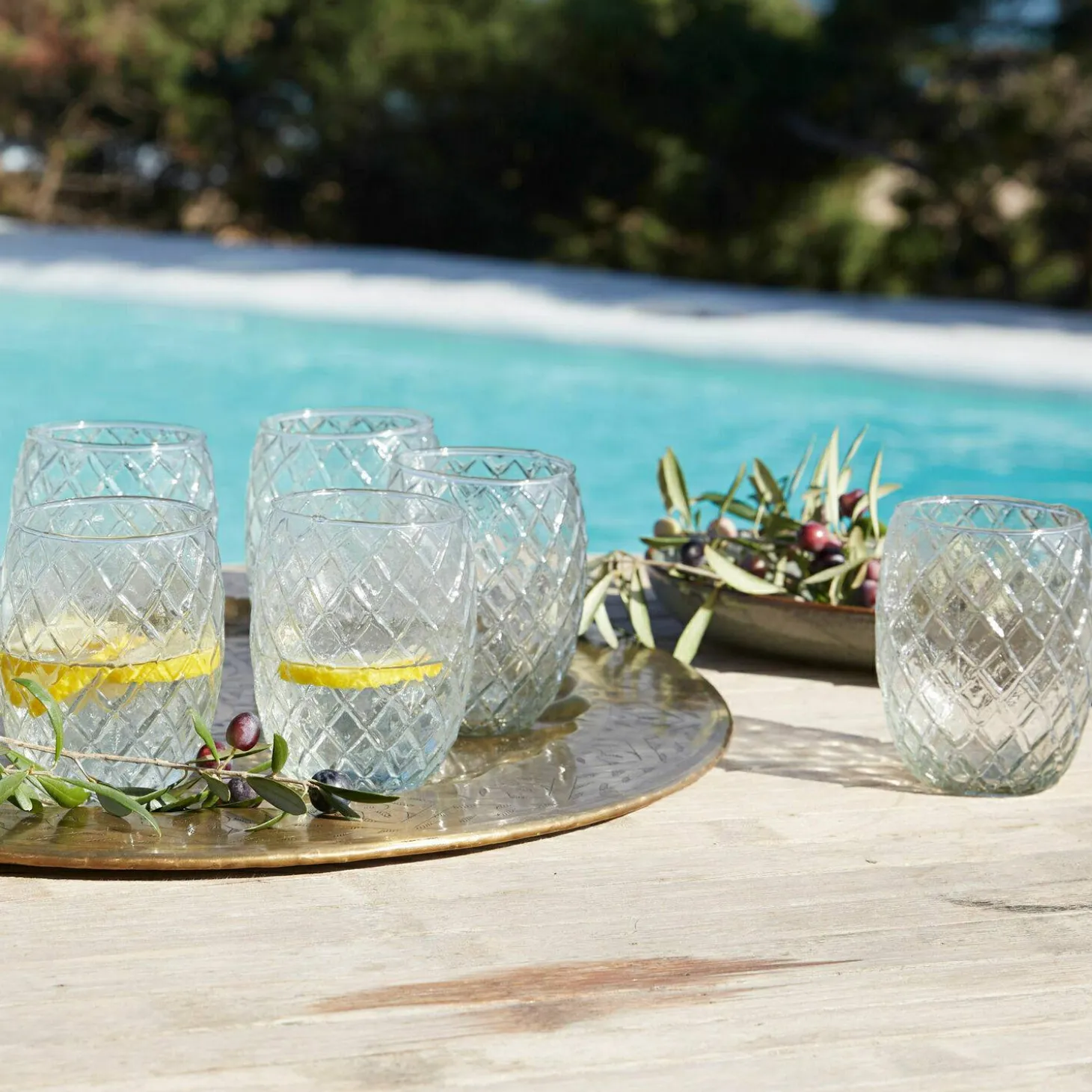 Set di 6 bicchieri Corrofin