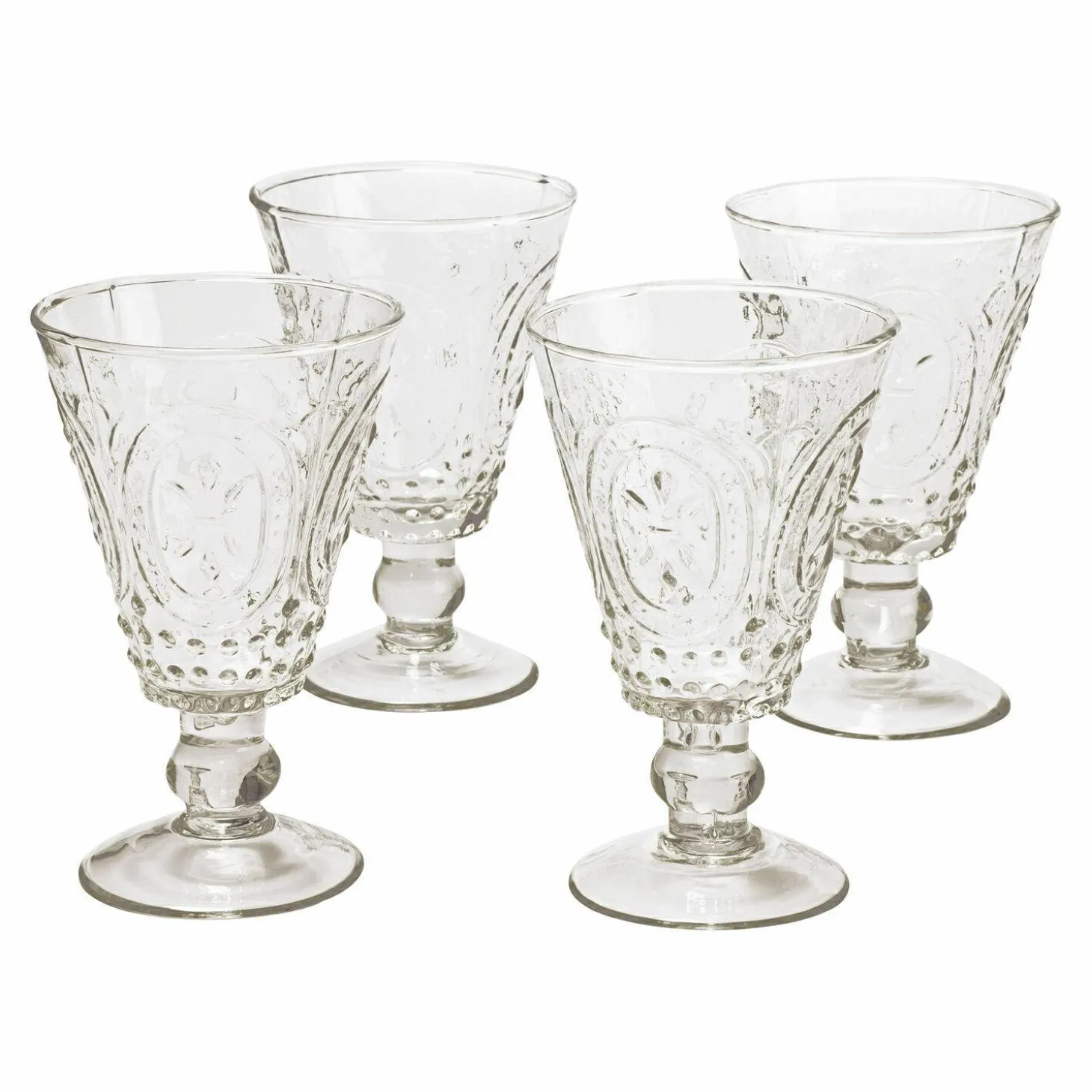 Set di 4 bicchieri da vino Sarton