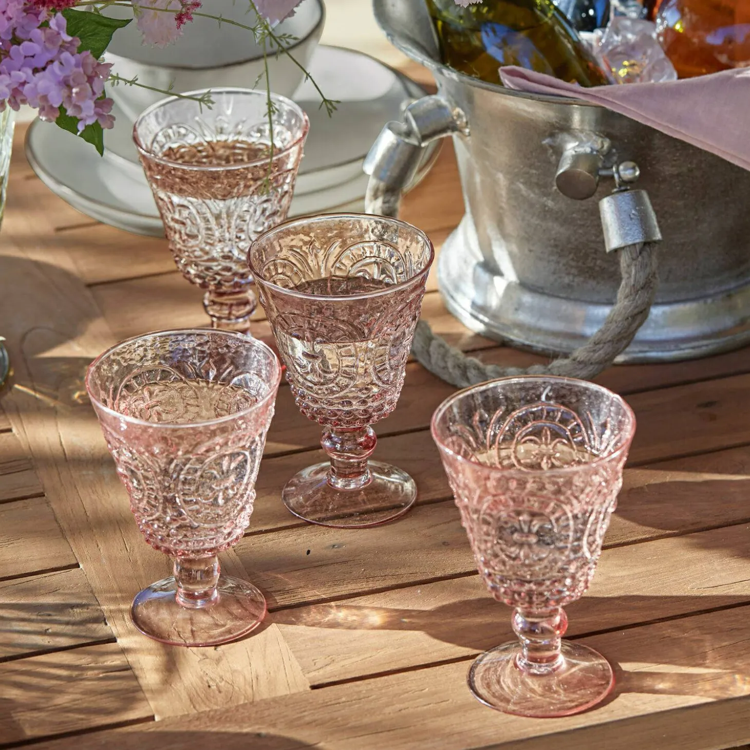 Set di 4 bicchieri da vino Sarton