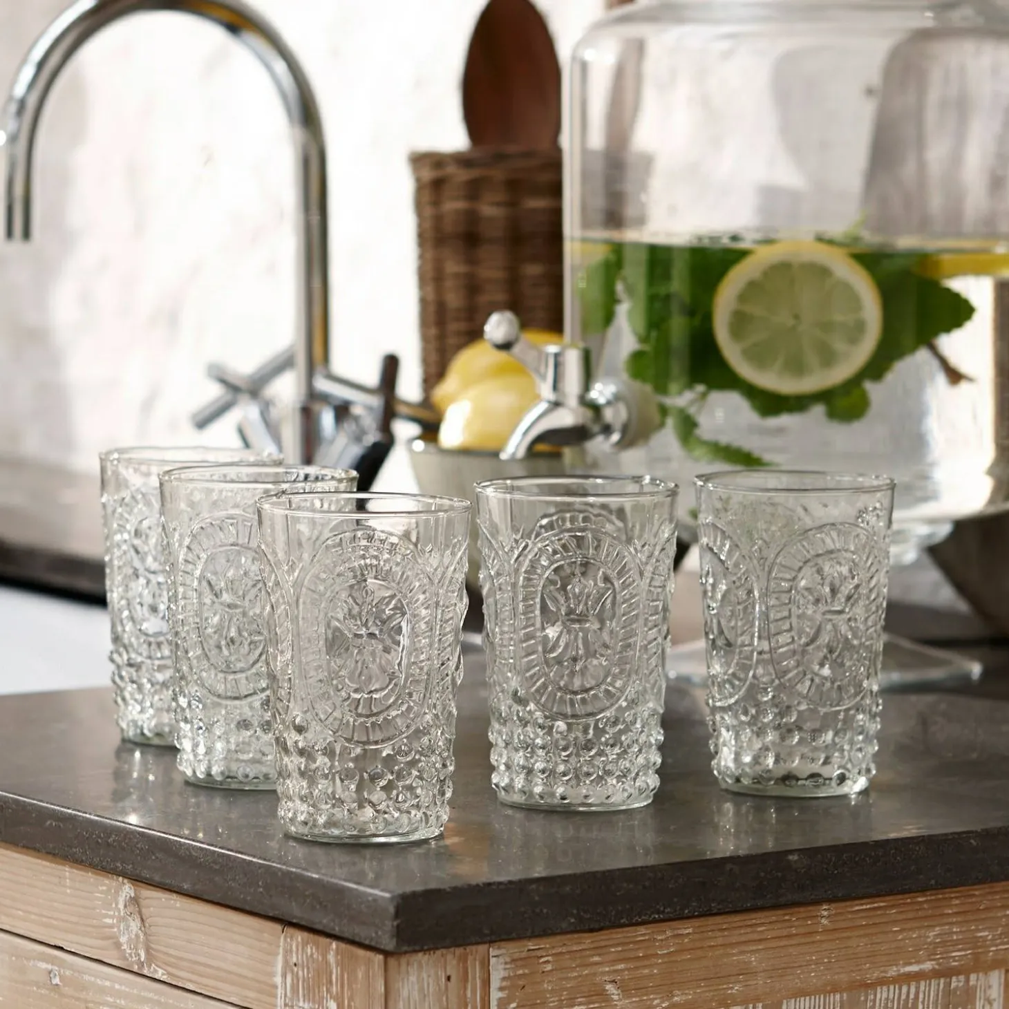 Set di 6 bicchieri Fleury