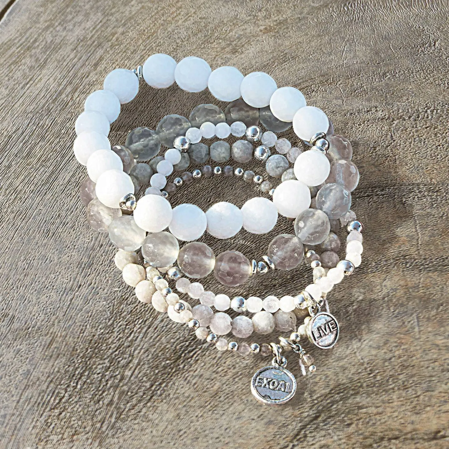 Set di 5 braccialetti Chaim