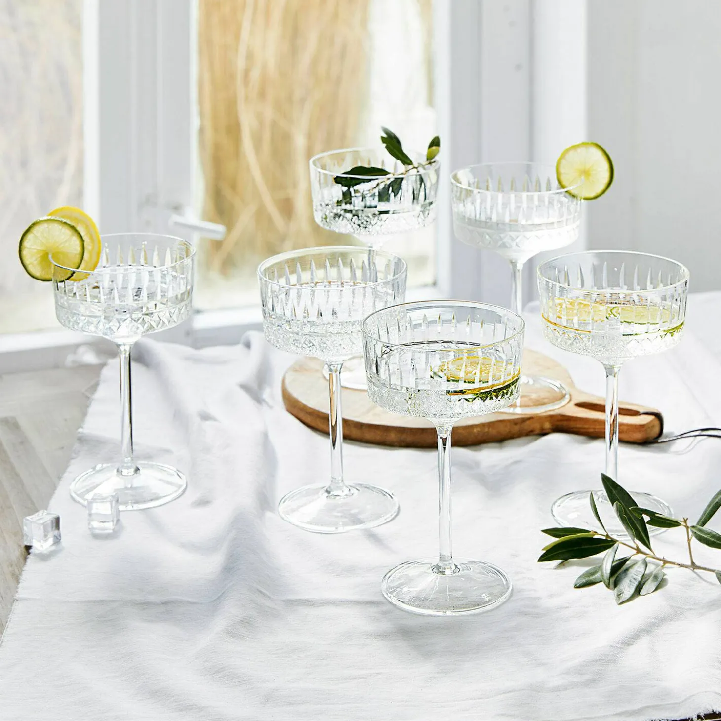 Set di 6 calici da spumante Deion
