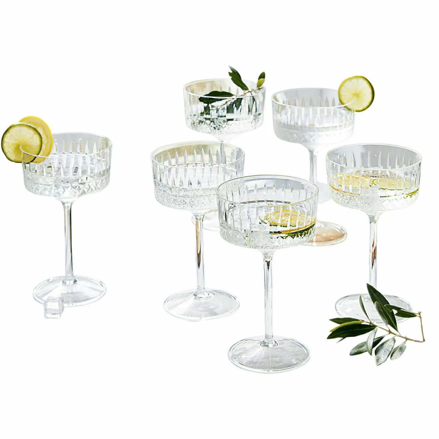 Set di 6 calici da spumante Deion