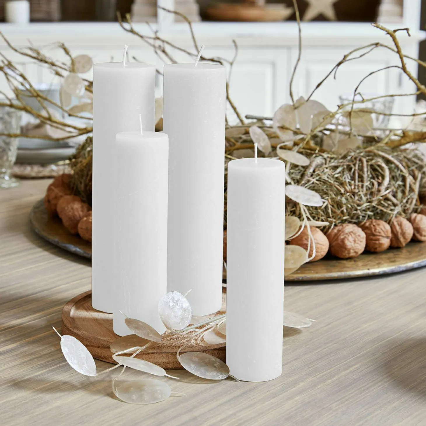 Set di 4 candele Avinal