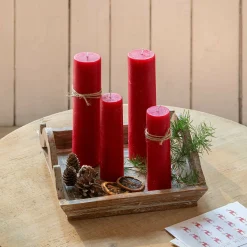 Set di 4 candele Avinal