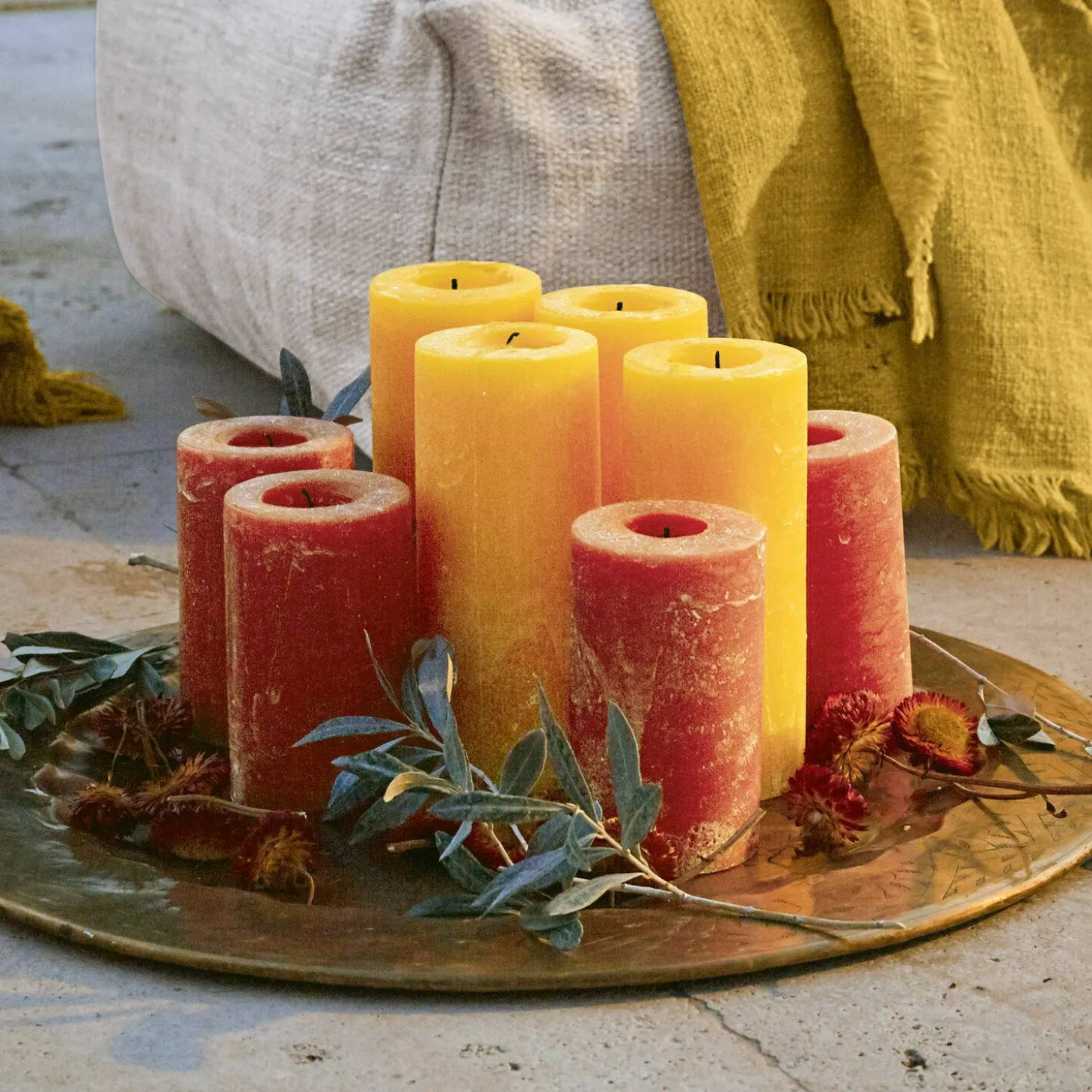 Set di 4 candele Berekua