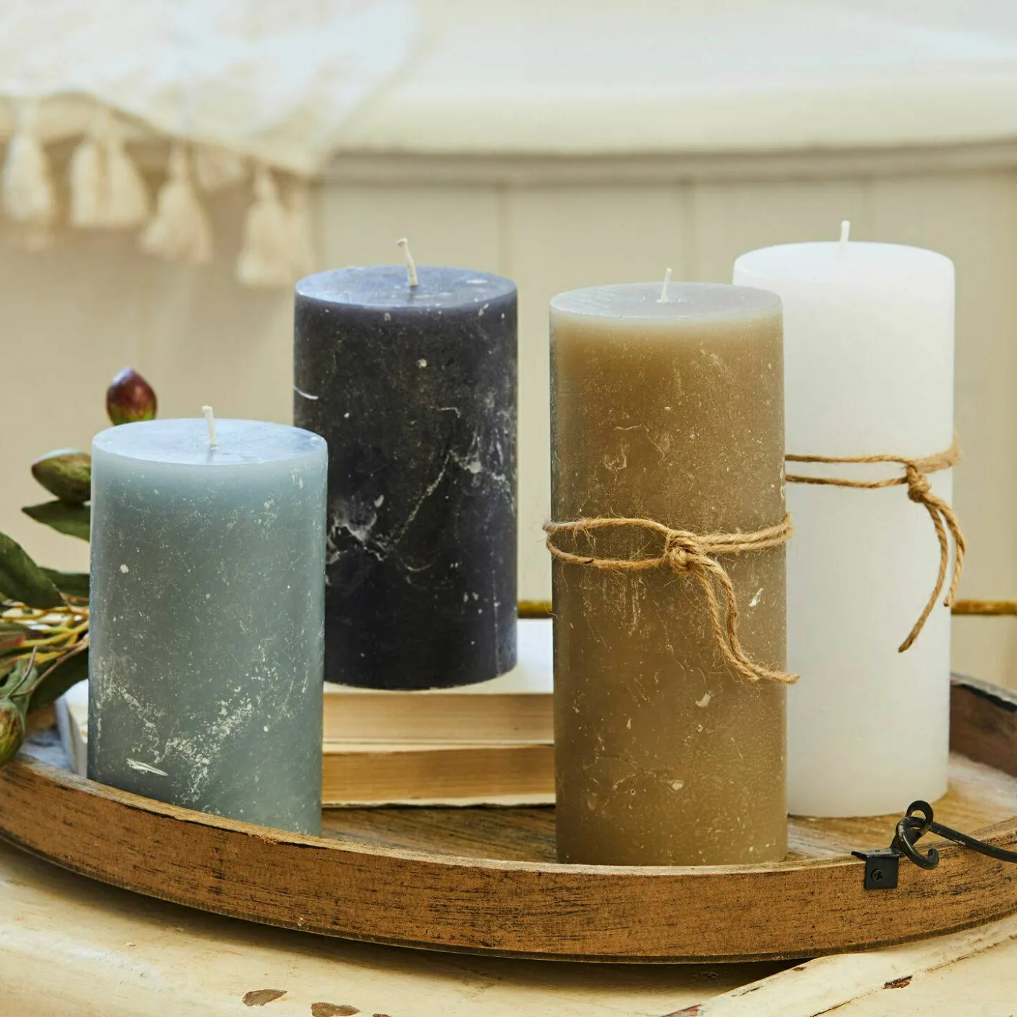 Set di 4 candele Berekua