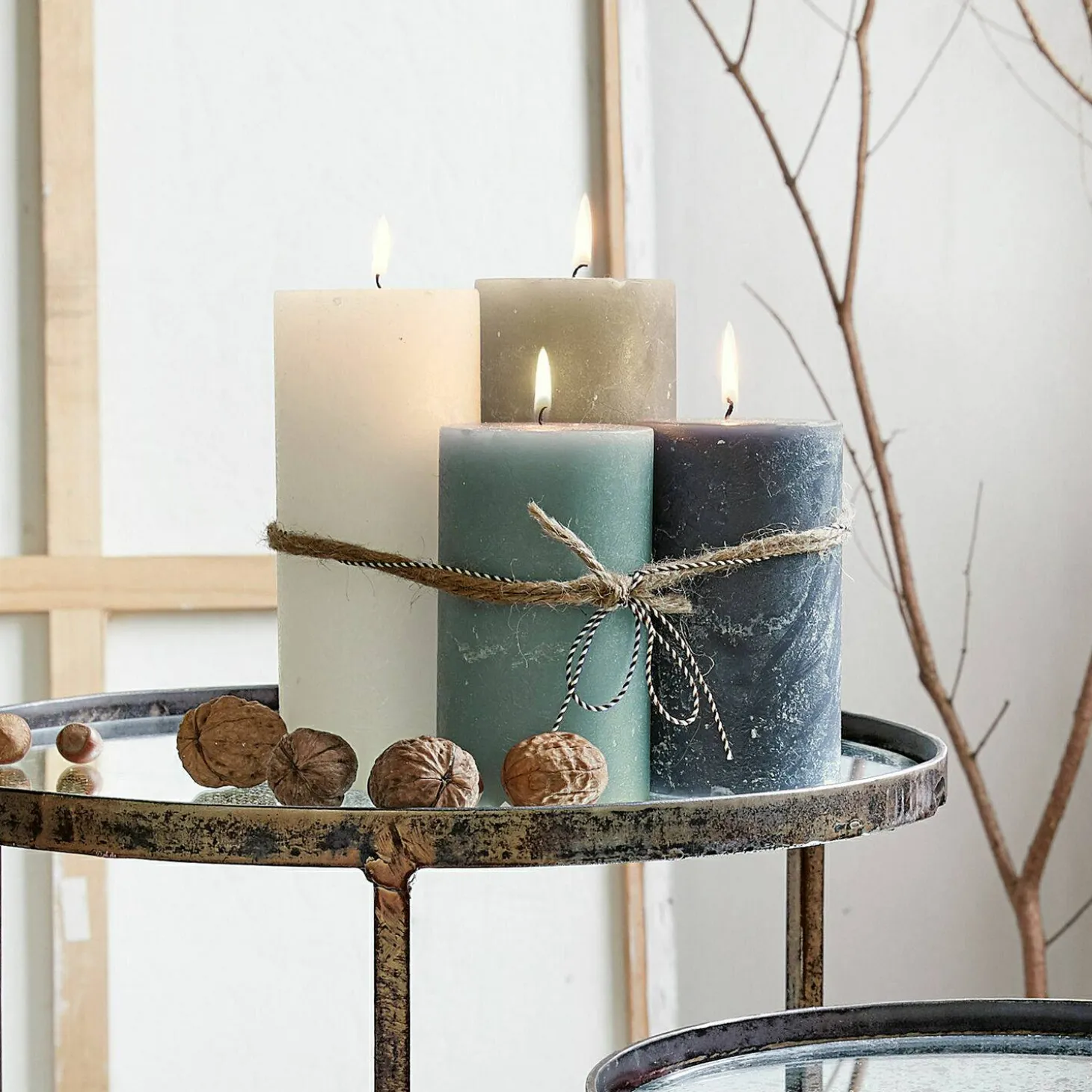 Set di 4 candele Berekua