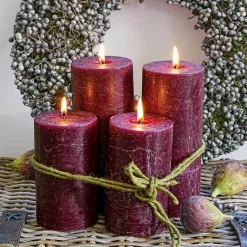 Set di 4 candele Berekua