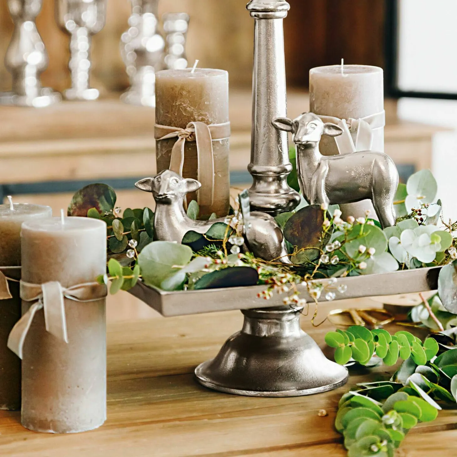 Set di 4 candele Homel