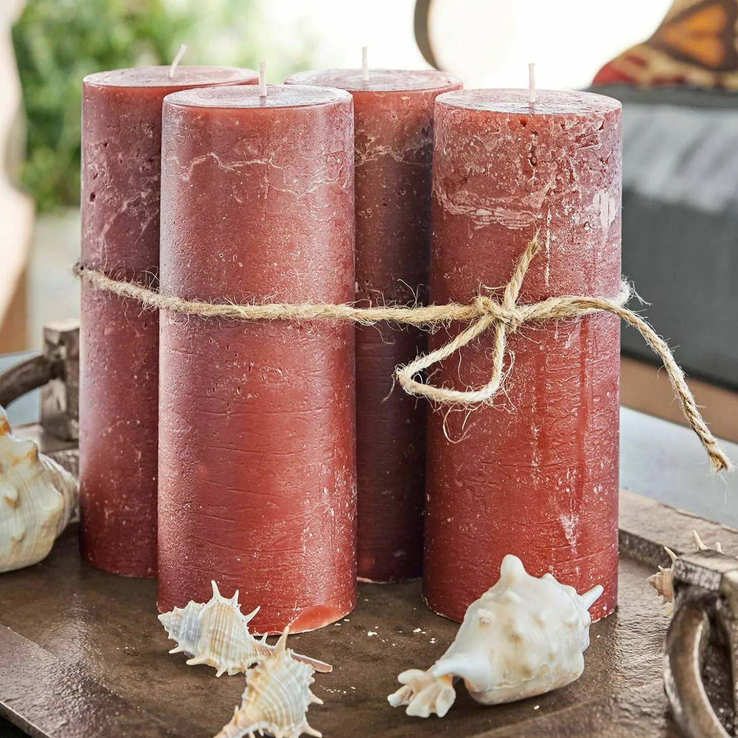 Set di 4 candele Homel