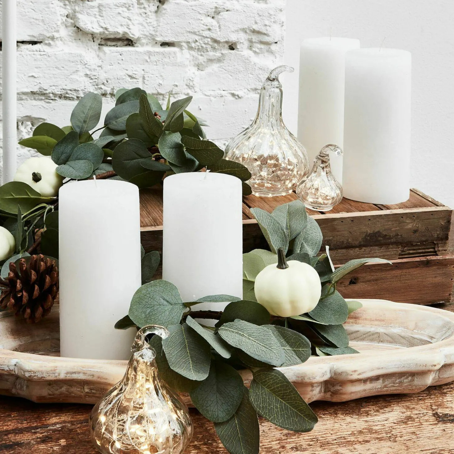 Set di 4 candele Homel