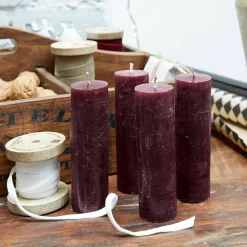 Set di 4 candele Muriel