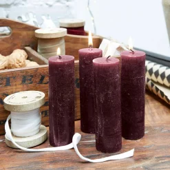 Set di 4 candele Muriel