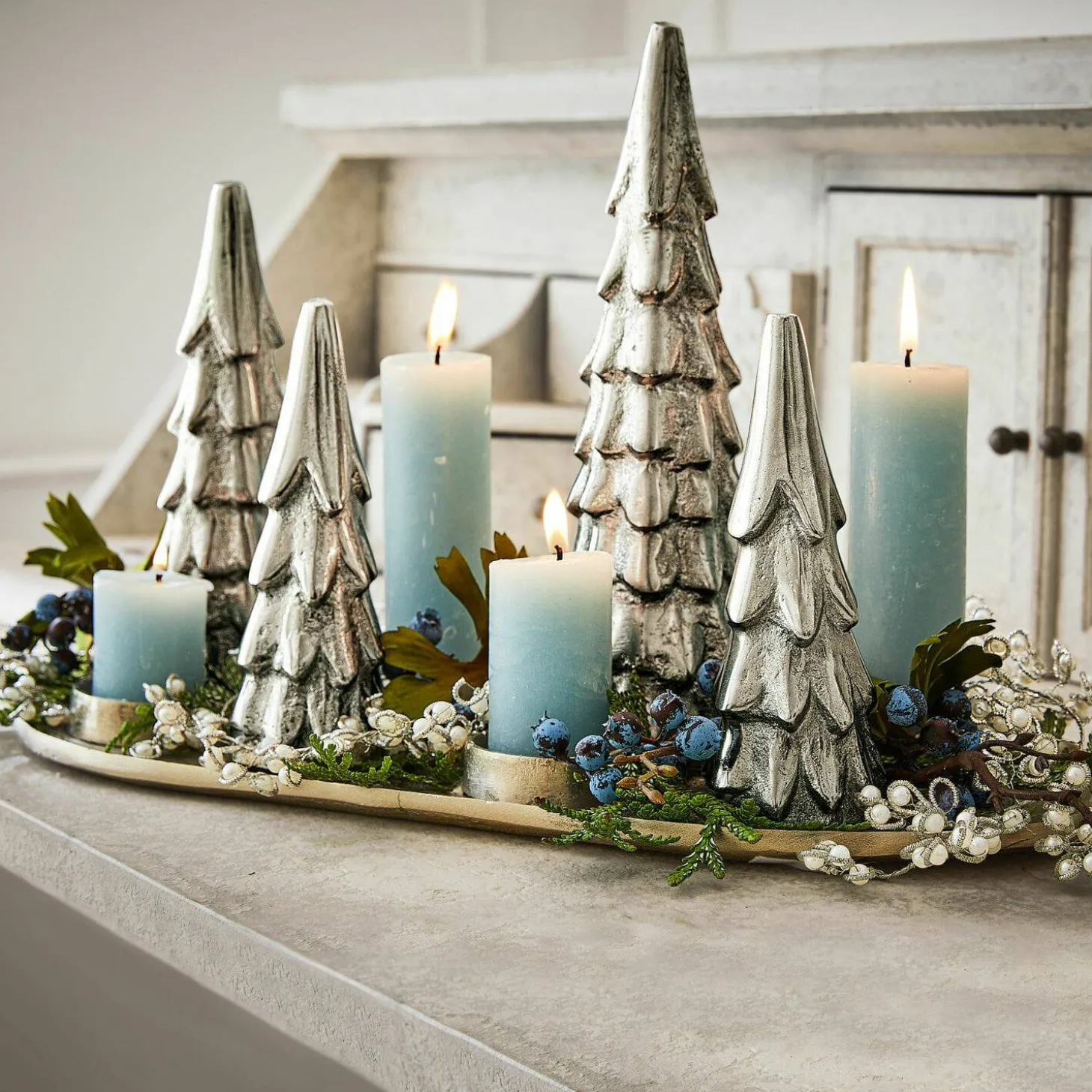 Set di 4 candele Muriel