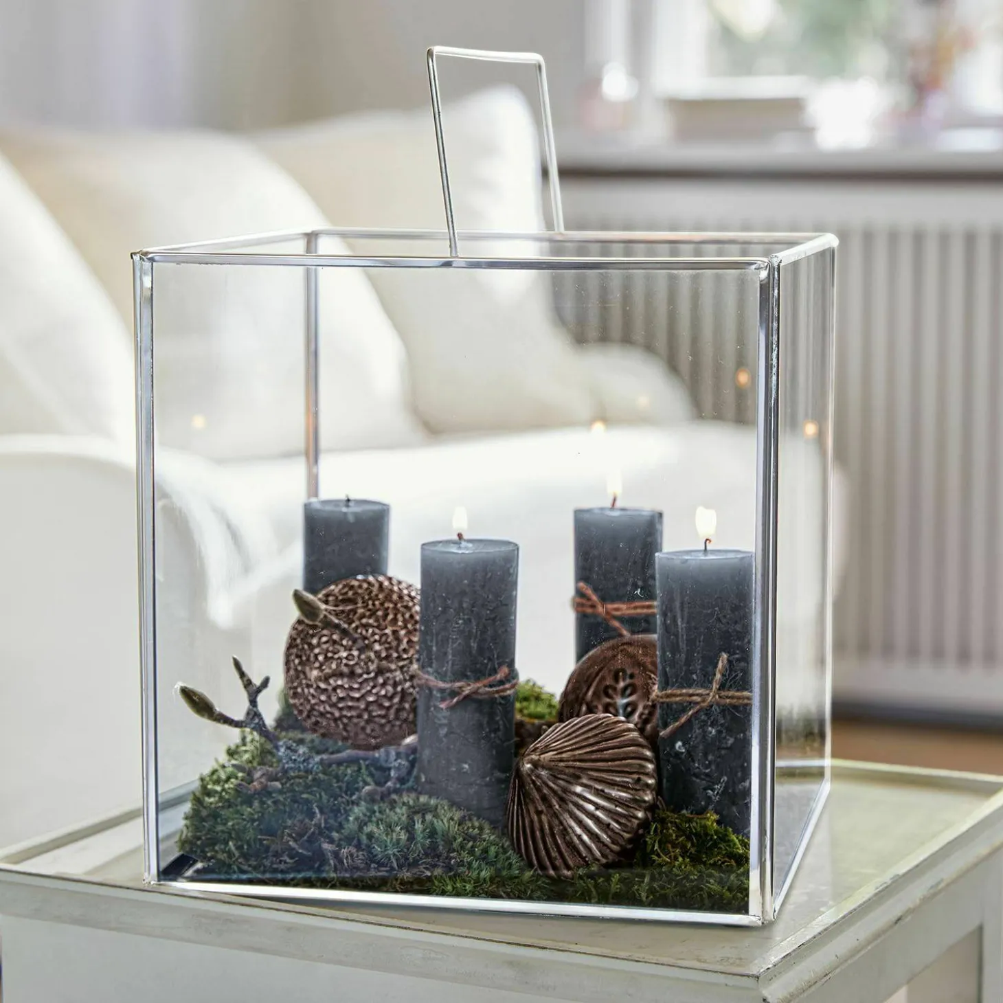 Set di 4 candele Muriel