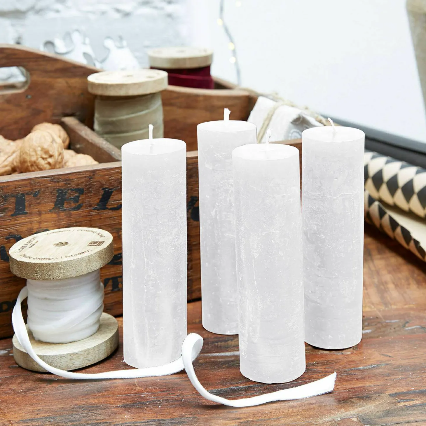 Set di 4 candele Muriel