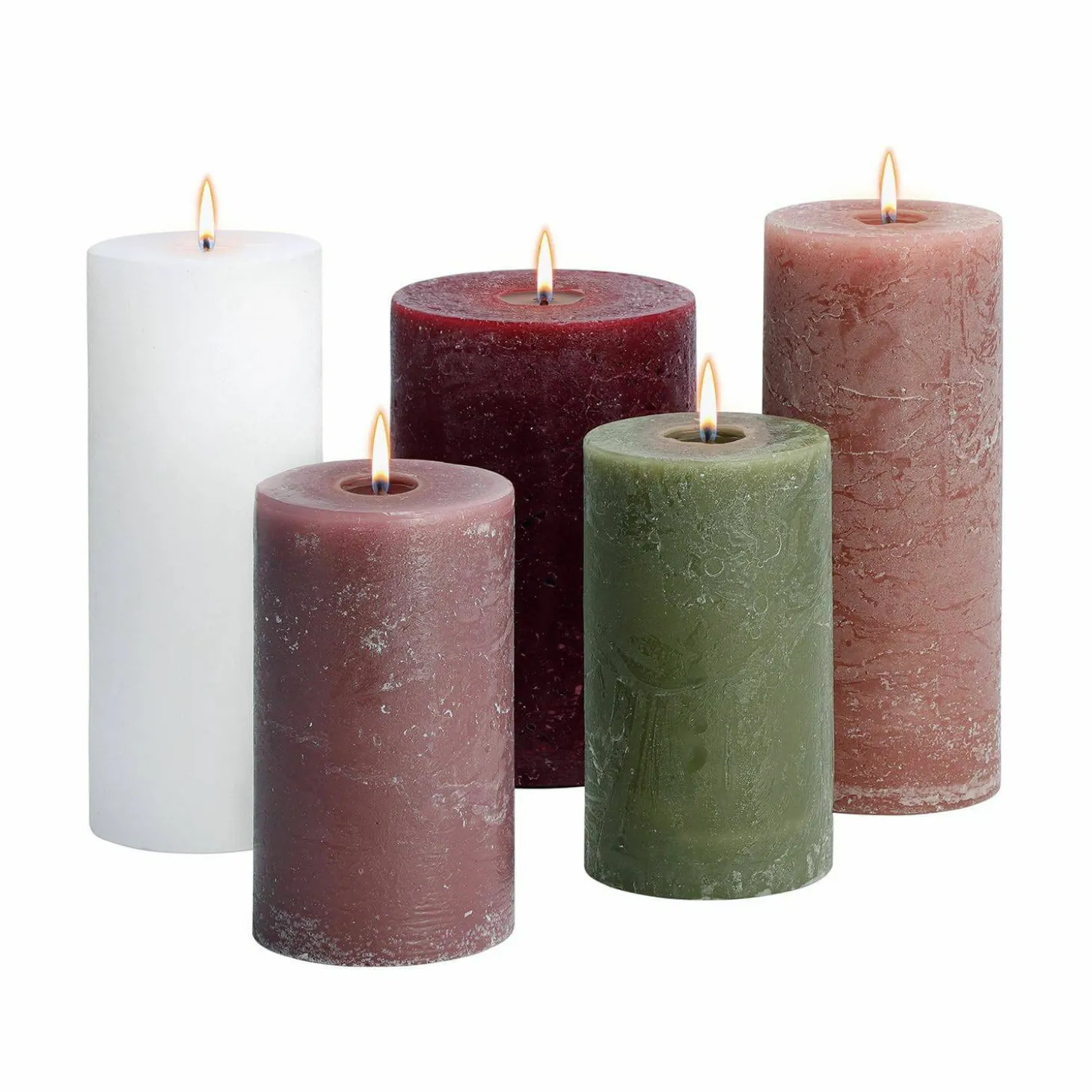 Set di 5 candele Panagra