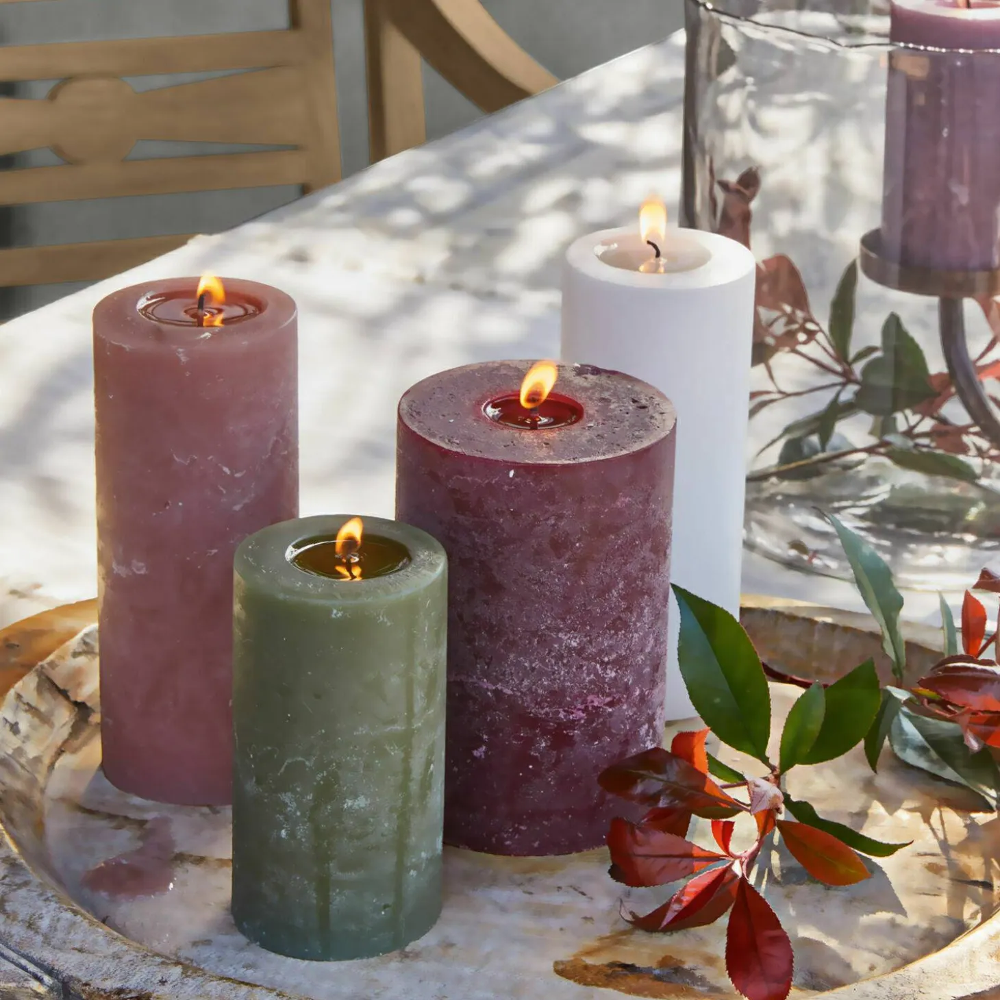 Set di 5 candele Panagra