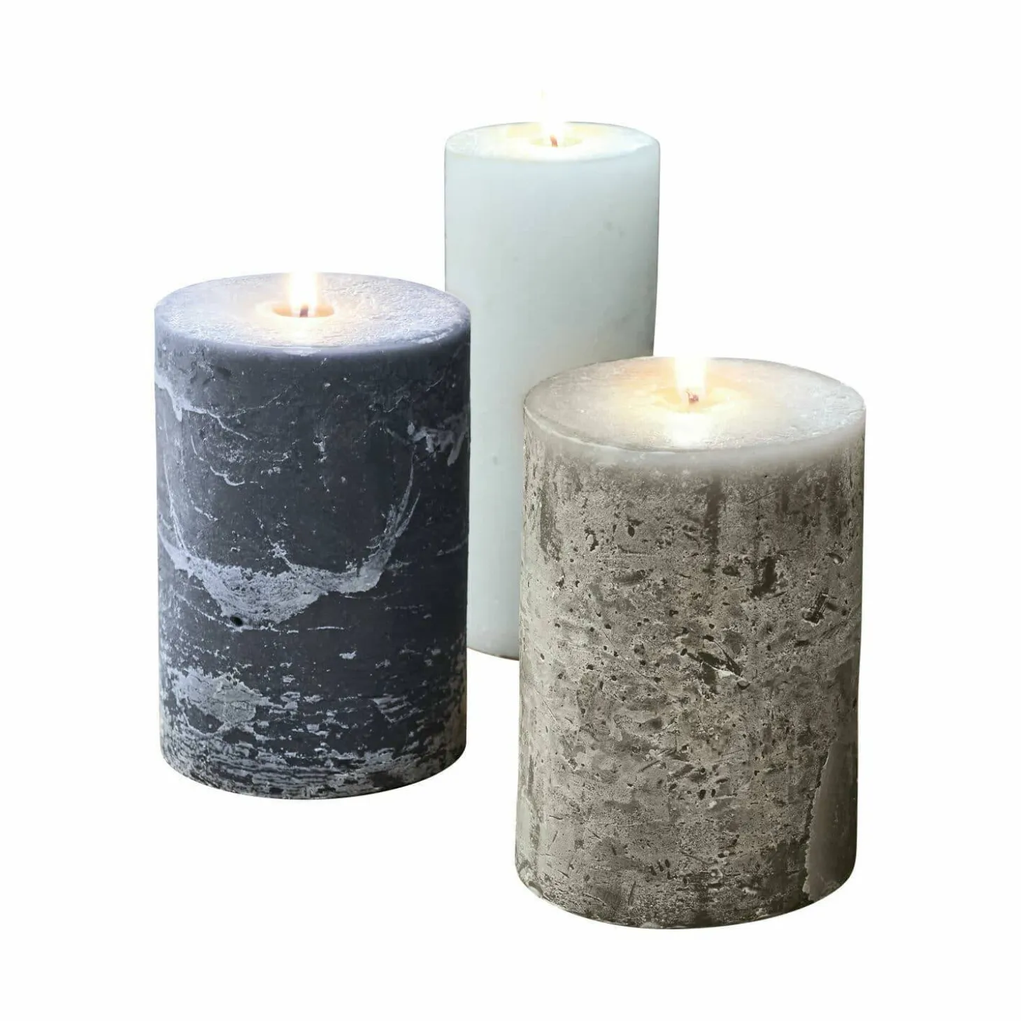Set di 3 candele Salis