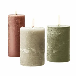 Set di 3 candele Salis