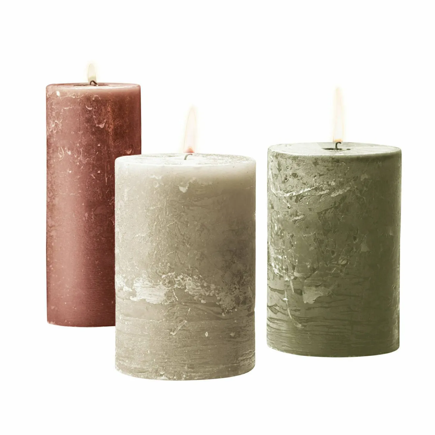 Set di 3 candele Salis