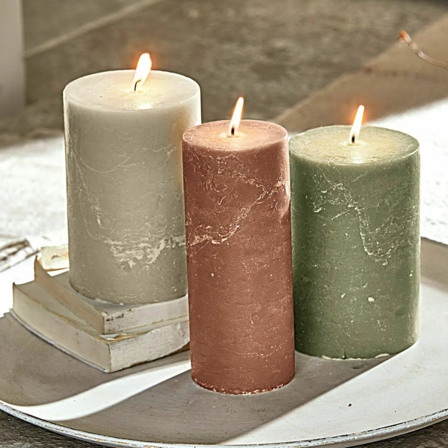 Set di 3 candele Salis