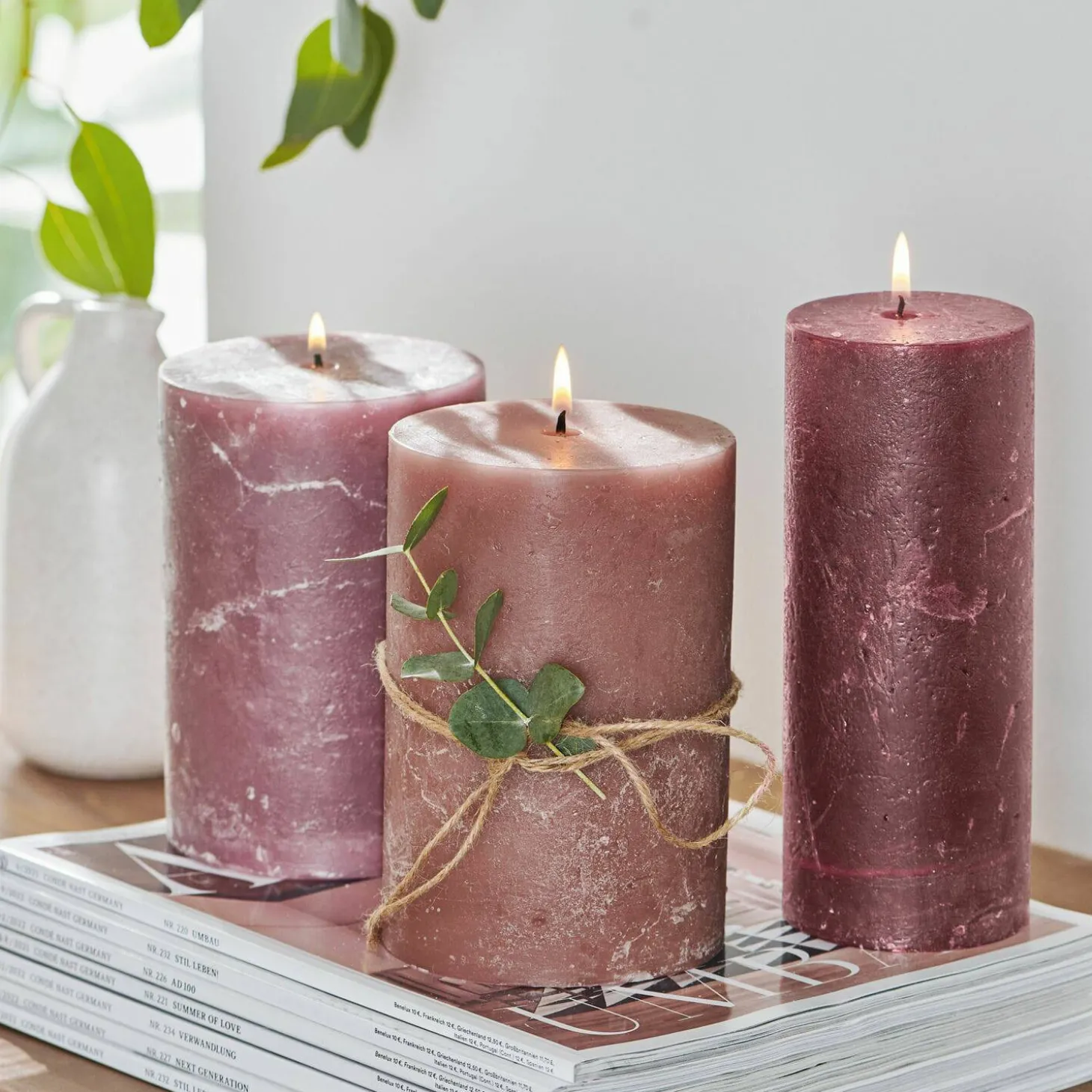 Set di 3 candele Salis
