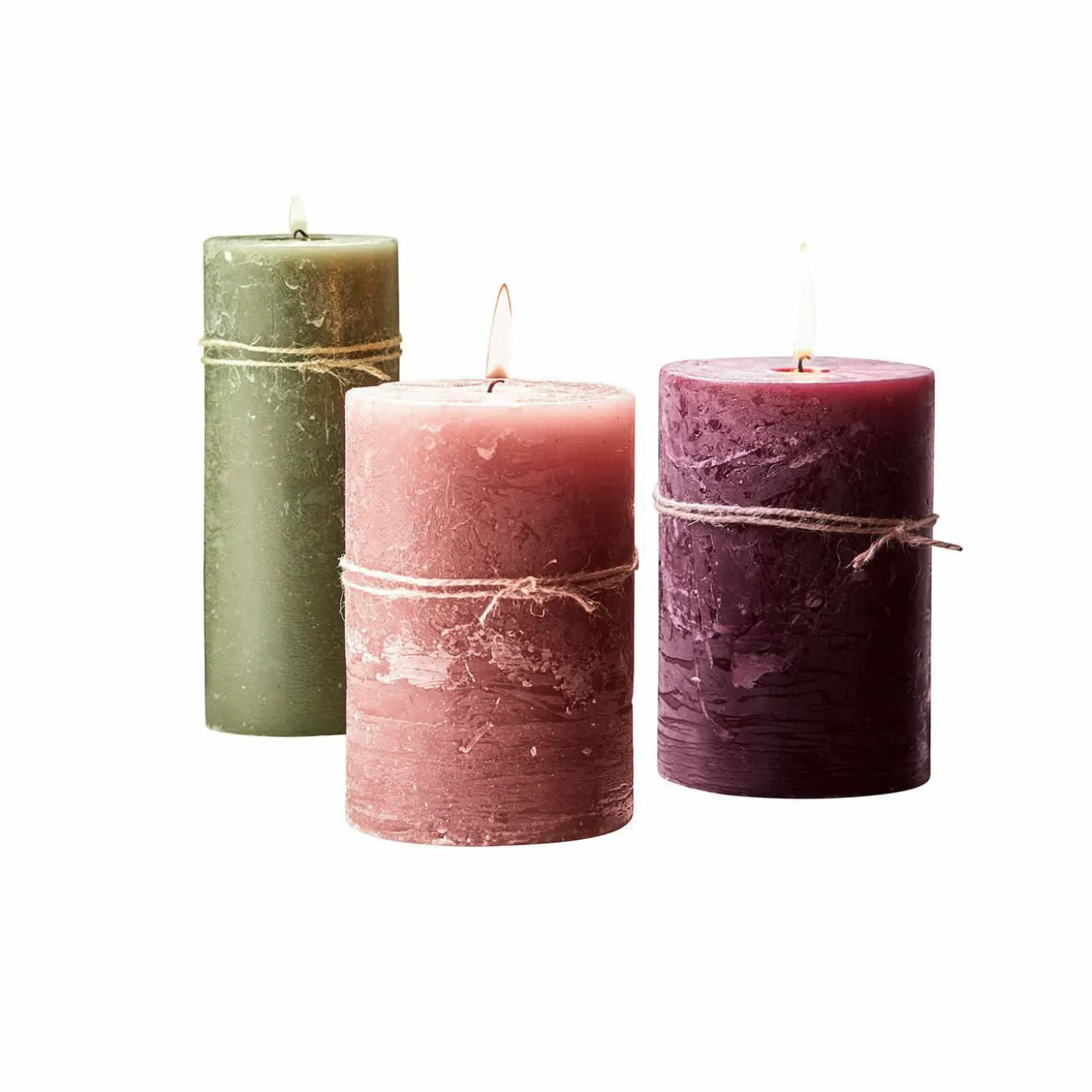 Set di 3 candele Salis