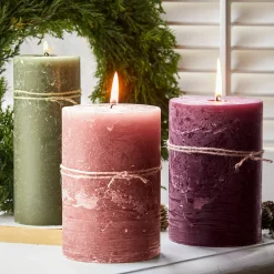 Set di 3 candele Salis