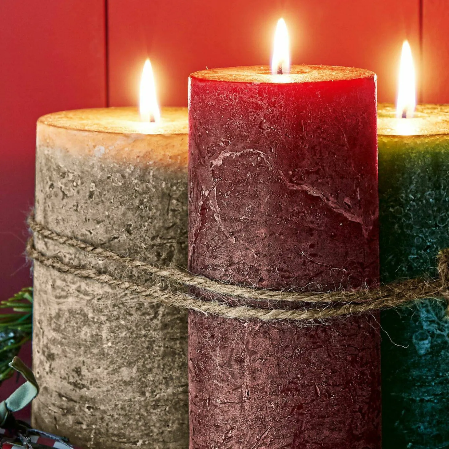 Set di 3 candele Salis