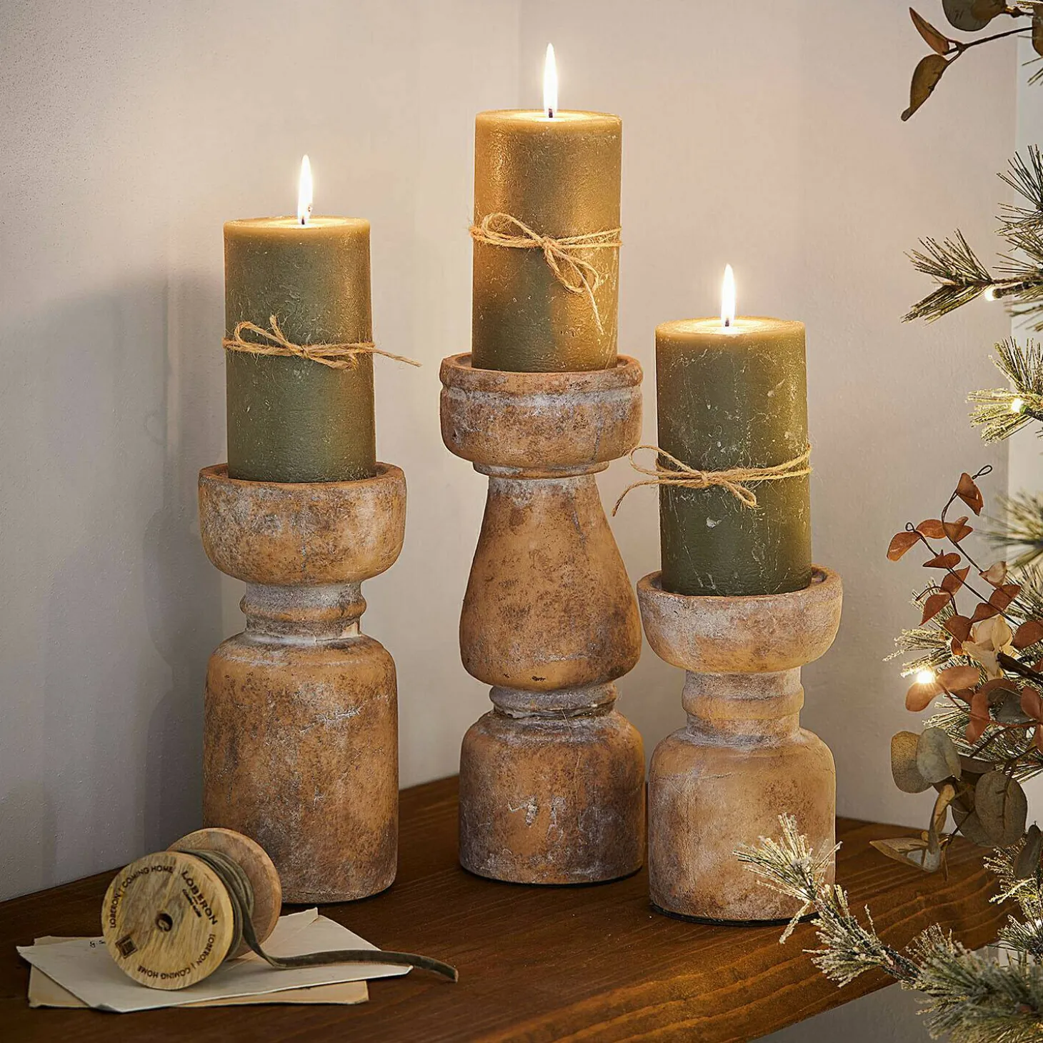 Set di 3 candelieri Talona