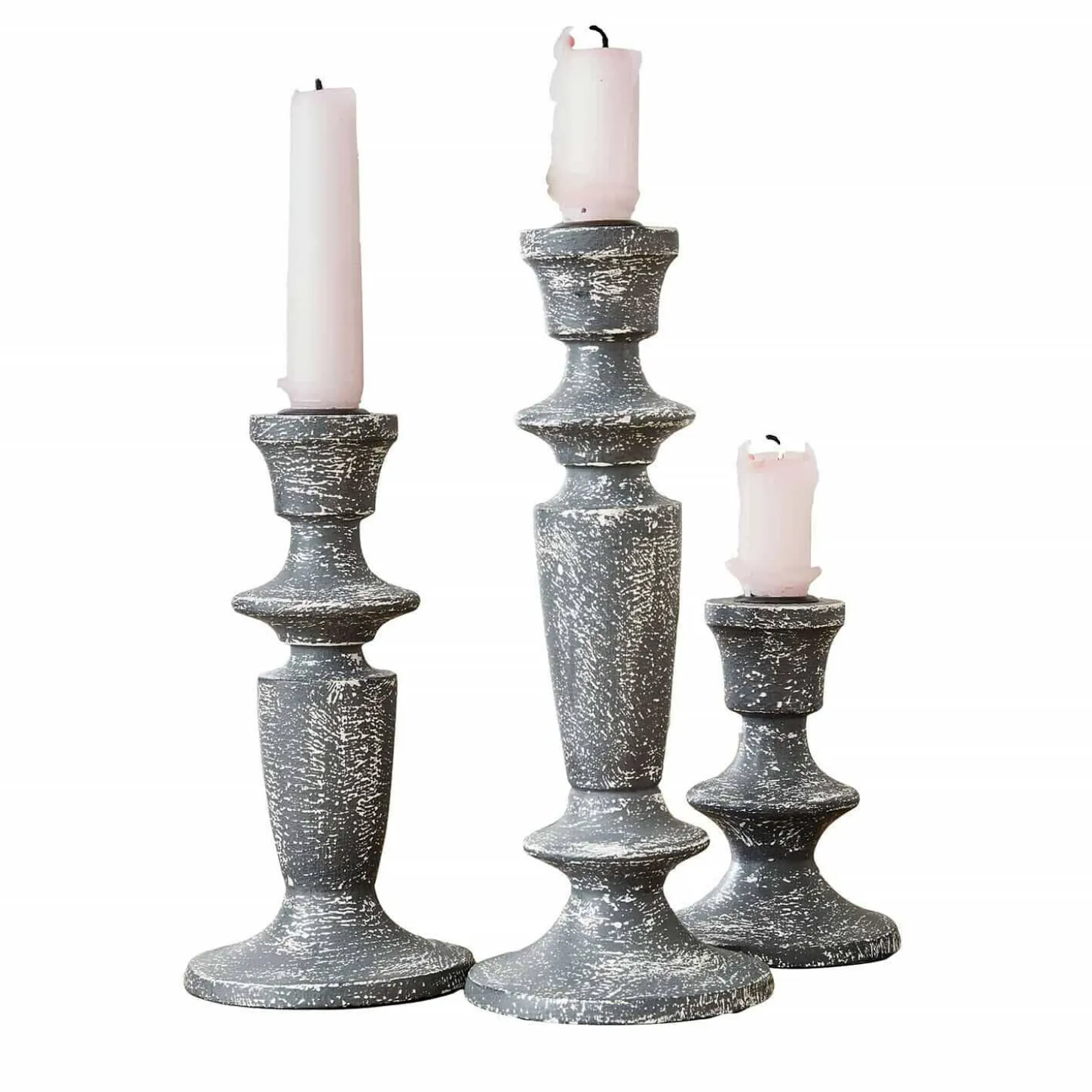 Set di 3 candelieri Ténébrelle