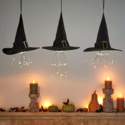 Set di 3 cappelli decorativi a LED Elarwyn