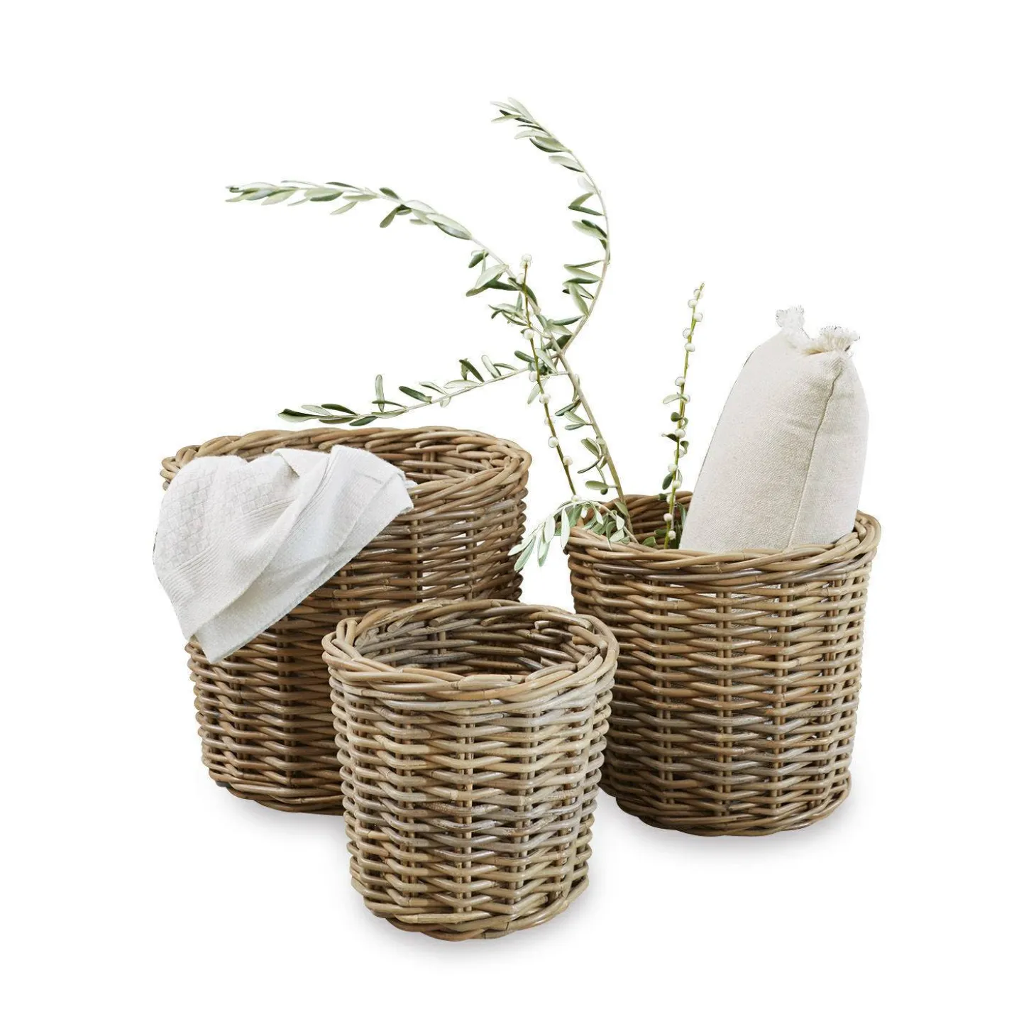 Set di 3 cesti Avar