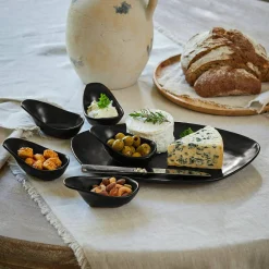 Set di 6 ciotoline su piatto Biarré