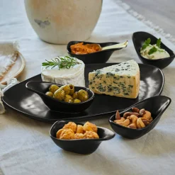 Set di 6 ciotoline su piatto Biarré