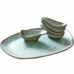 Set di 6 ciotoline su piatto Biarré