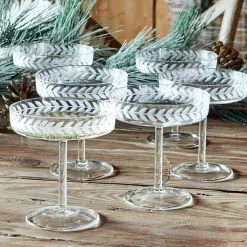 Set di 6 coppe per champagne Macomb