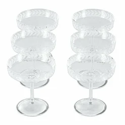 Set di 6 coppe per champagne Macomb