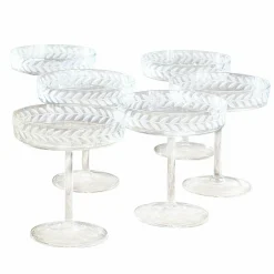 Set di 6 coppe per champagne Macomb