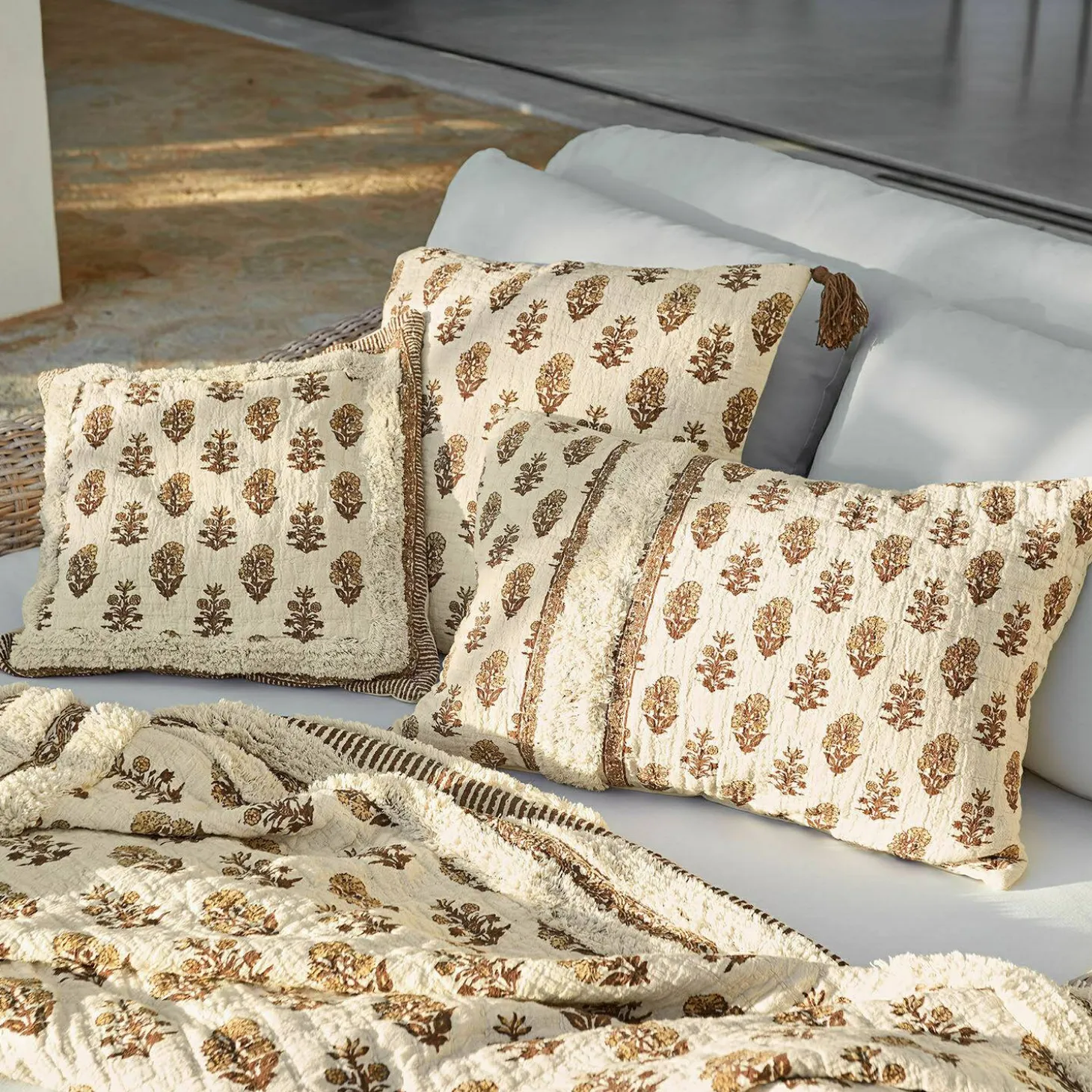Set di 3 copricuscini Arsalan